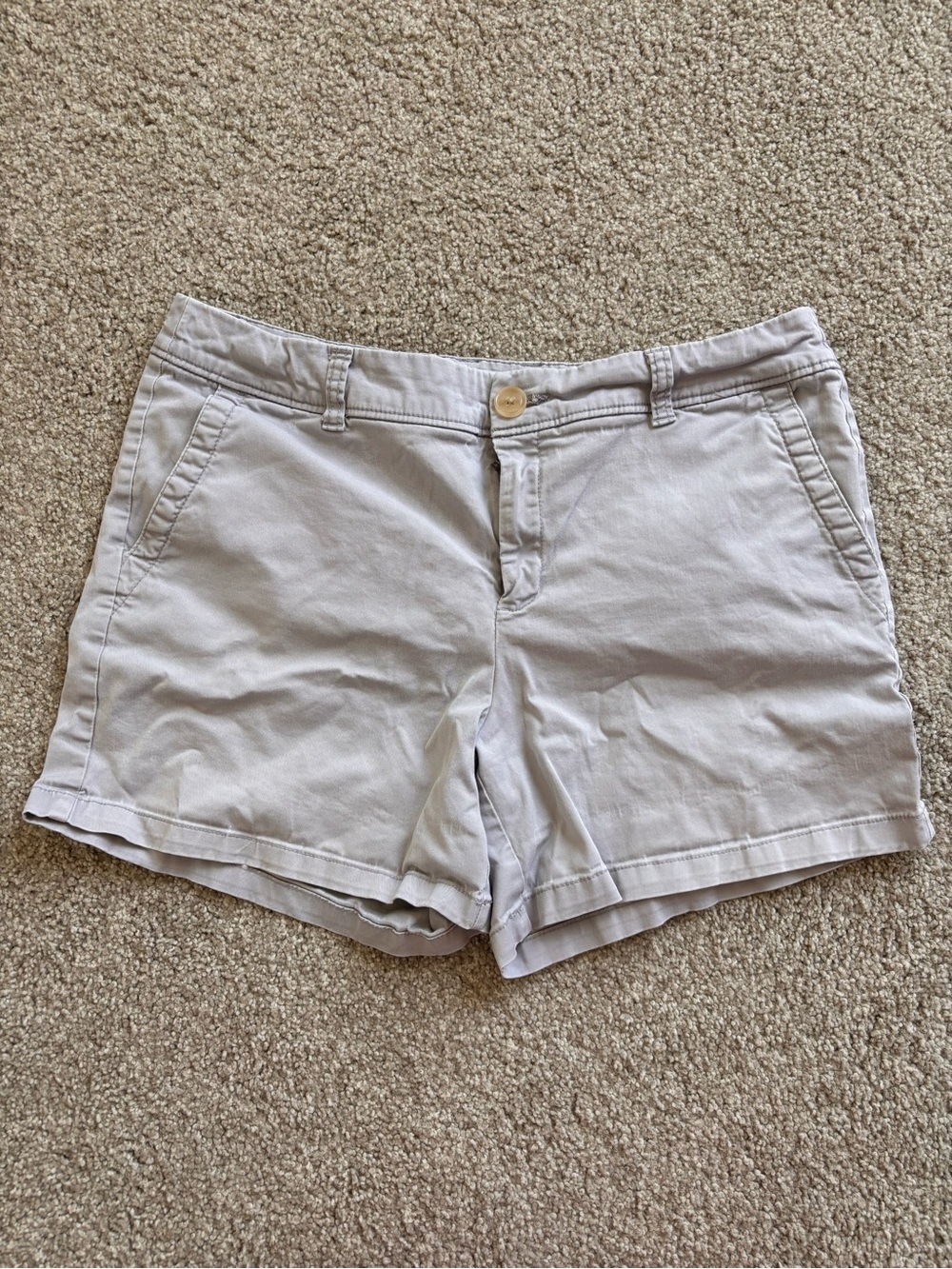 Liz Claiborne Light Gray Casual Shorts